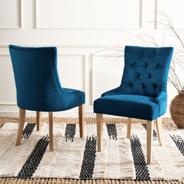 Baumgarten 49.53cm H Tufted Upholstered Parsons Chair