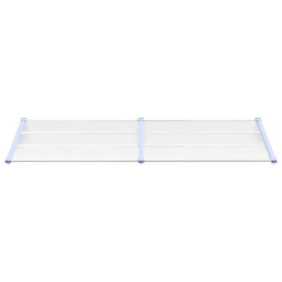 Dakota Fields 90cm D Polycarbonate Cover Retractable Door / Window Awning
