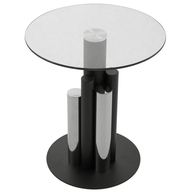 Bhodi Glass Top End Table