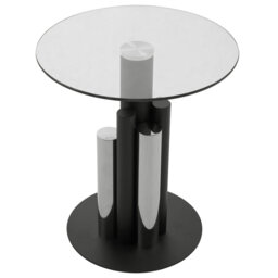 Bhodi Glass Top End Table