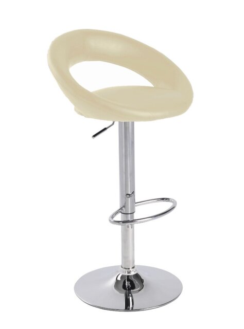 Sorrento Swivel Upholstered Adjustable Height Counter Stool with Metal Frame