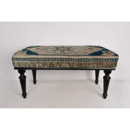 Cotton Upholstered Bench