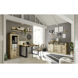 Jackeline 3 Piece Rectangular Writing Desk Office Set