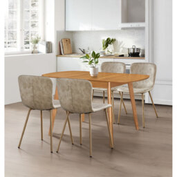 Balani 4 - Person Butterfly Leaf Dining Set