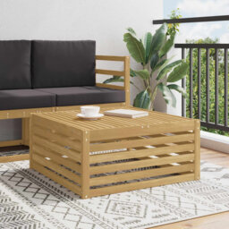 Sectional Sofa Units Table Solid Acacia Wood Garden Furniture Modern Outdoor