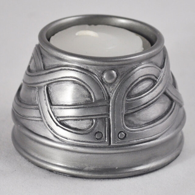 Resin Tabletop Tealight Holder with Candle Included