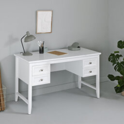 Dunnom 130cm W Rectangle Writing Desk