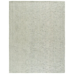 Abstract Hand Tufted Area Rug in Sage / Ivory
