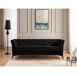 Whitby 3 Seater Velvet Sofa