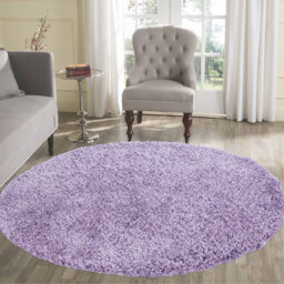 Esterly Shaggy Lilac Area Rug