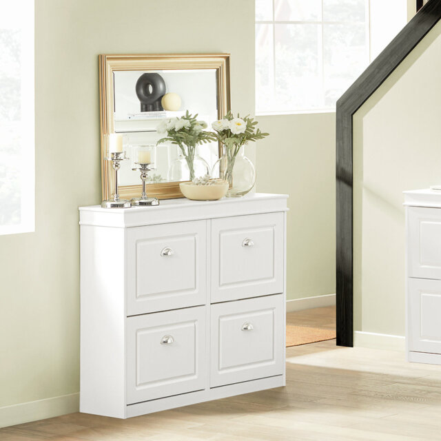 Moriah 16 Pair Flip Down Shoe Storage