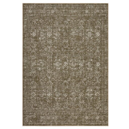 Abstract Machine Printed Area Rug
