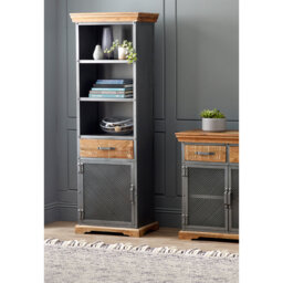 Janice 180cm H x 60cm W Solid Wood Standard Bookcase