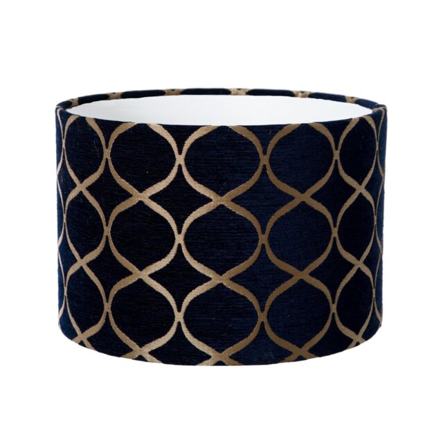 Velvet Drum Lamp Shade ( Screw On )