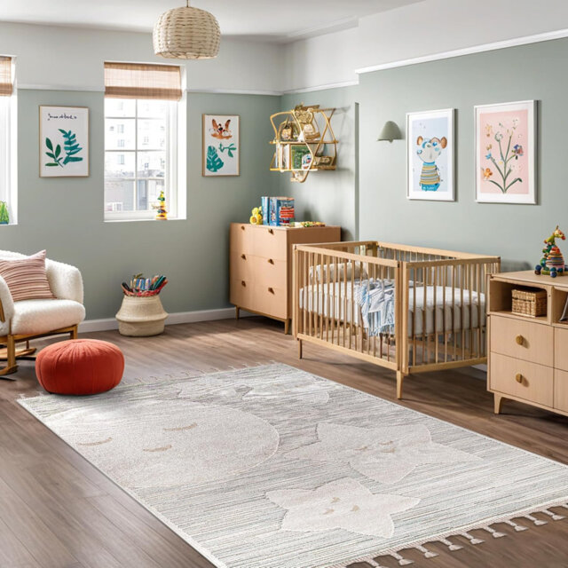 Soft Playful Area Rugs for Kids Playroom Children Bedroom Carpet Cute Cartoon Design Kids Rug KD001