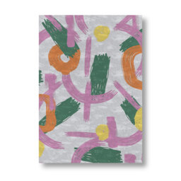 Delainie Flatweave Cotton Pink/Green/Orange Rug