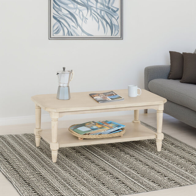 Arri Four Leg Coffee Table with Storage