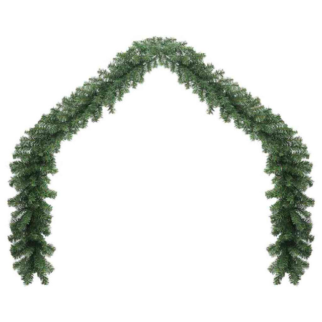 Christmas Garland 2 Pcs Green 20 M PVC