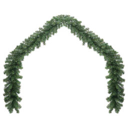 Christmas Garland 2 Pcs Green 20 M PVC