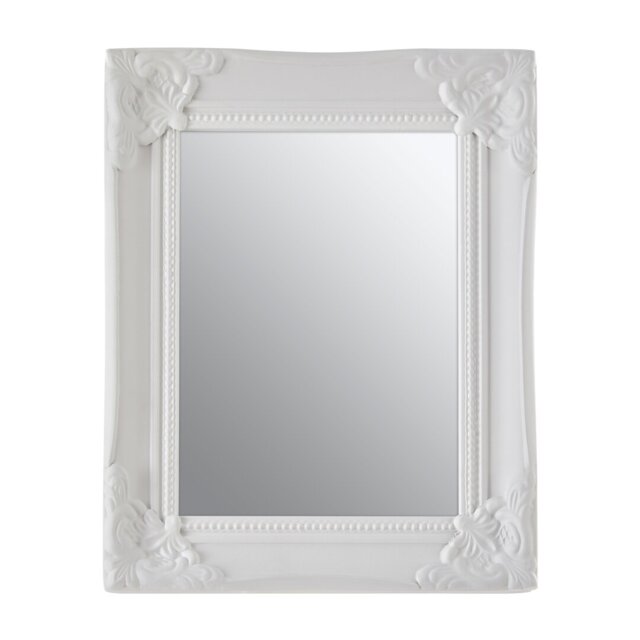 Rockwood White Wood Embossed Picture Frame