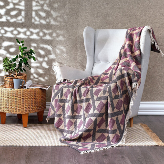 Batholo Jacquard Throw Blanket
