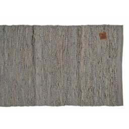 Leather Chindi Rug Runner