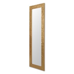 Klingensmith Solid Wood Flat Wall Mirror