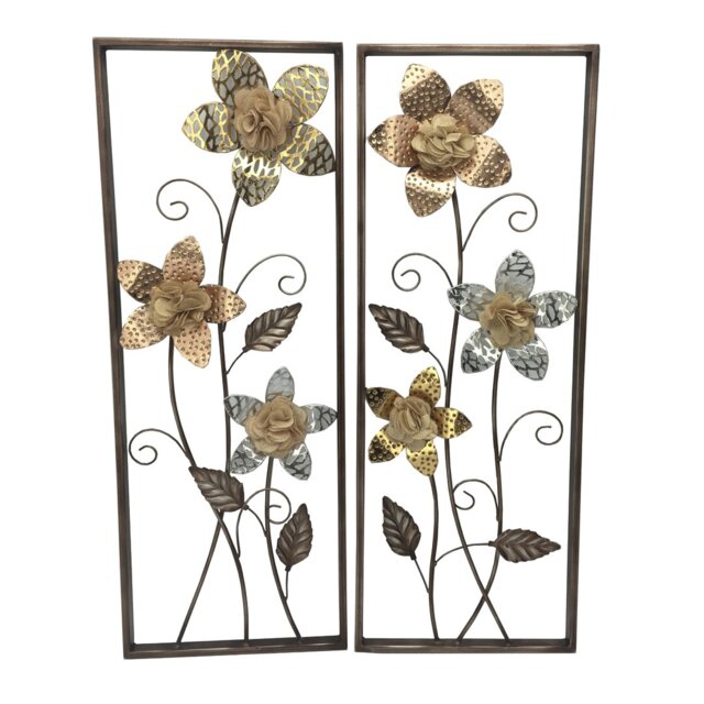Plants & Flowers Wall Decor on Metal