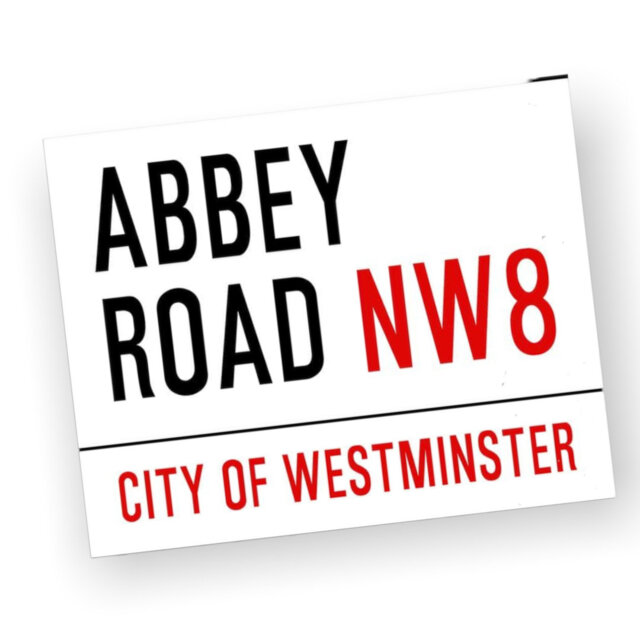 Abbey Road, London Street Sign Wall DÃ©cor