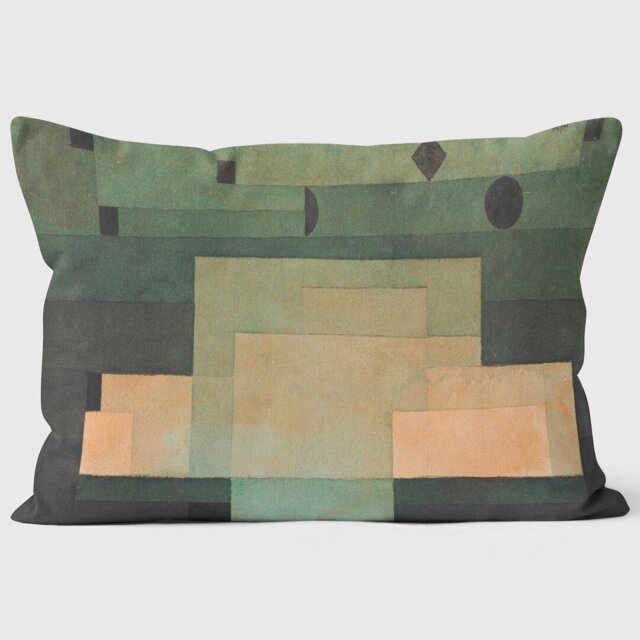 The Firmament Above the Temple - Paul Klee Cushion