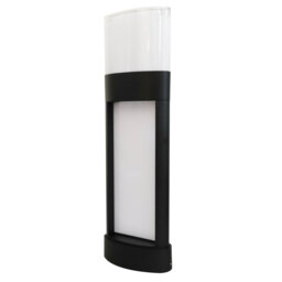 Black Metal Bollard Light