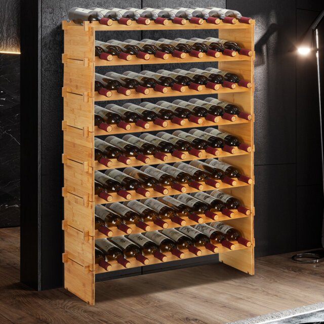 Wine Bottle Rack Brown