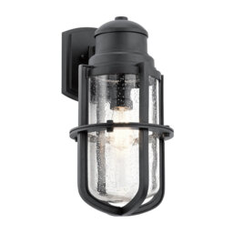 Lakemont Black Outdoor Wall Lantern