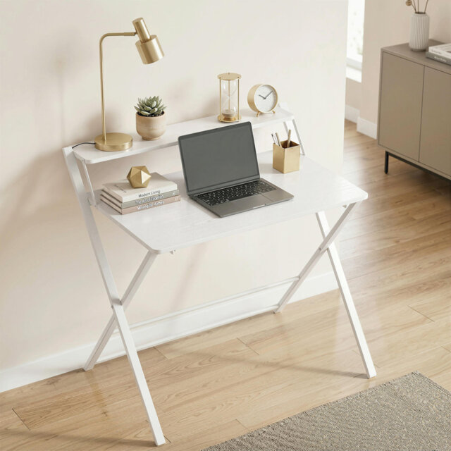 Metal Base Writing Desk