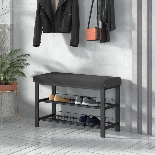 8 Pair Shoe Storage Bench