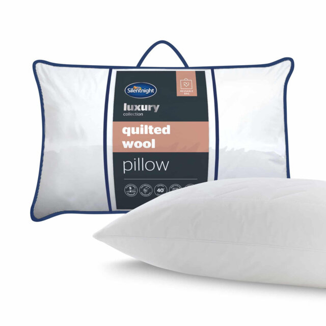 Wilentnight Quilted Wool Pillow