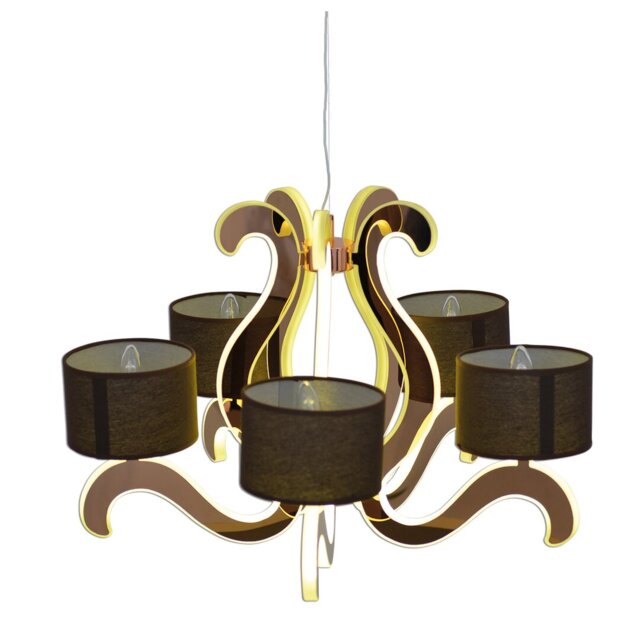 5 - Light Drum Chandelier LED Chandelier
