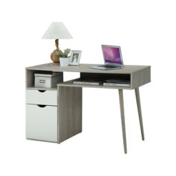 Crain Solid Wood Base Computer Desk