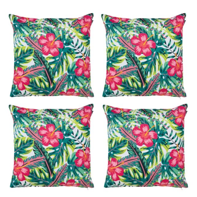Indoor / Outdoor Floral Scatter Cushion with Filling