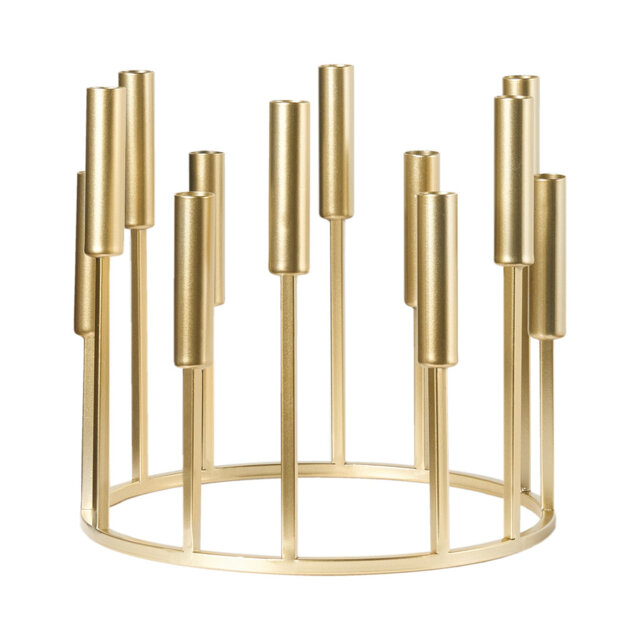 TRAFARIA 26Cm Metal Tabletop Candelabra