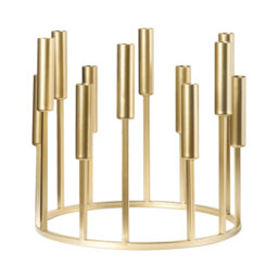 TRAFARIA 26Cm Metal Tabletop Candelabra