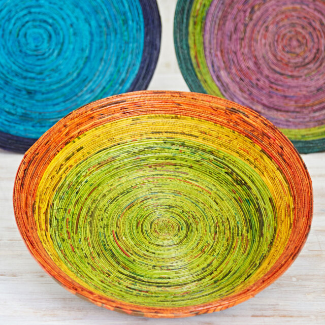 Handmade Paper Decorative Bowl 1