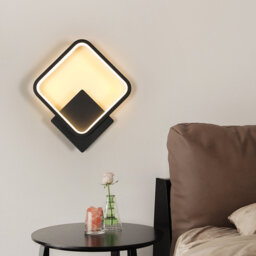 Square 30cm LED Aluminium Wall Light
