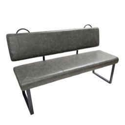 Faux Leather Upholstered Bench