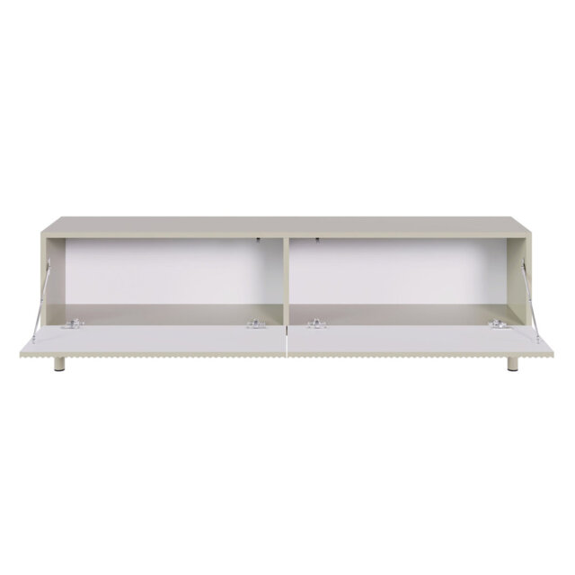 Denaeja New TV Cabinet with Grooved Front 175 cm Black