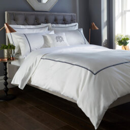 800 Thread Count Double Cord Embroidered Sateen Duvet Cover