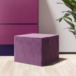 Geometric Comfort WOWMAX Softscape Square Ottomans Soft Seating Large Floor Cushion, Large Upholstered Footrest Convertible Seating Sofa Stuffed Pouf