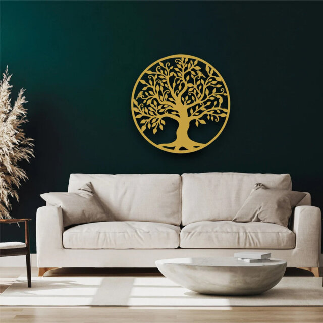 Metal Family Tree Wall Décor