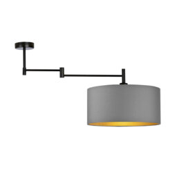 Moses Fabric Semi Flush Mount