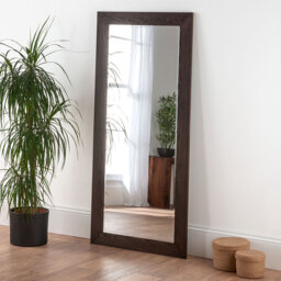 Kymon Solid Wood Rectangle Wall Mirror